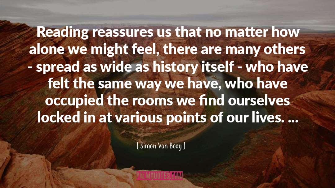 Occupied quotes by Simon Van Booy