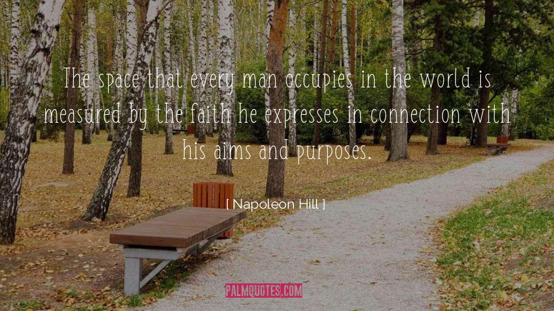 Occupies Synonym quotes by Napoleon Hill