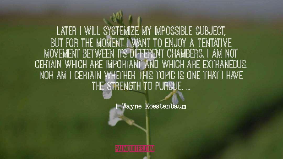 Occupy Movement quotes by Wayne Koestenbaum