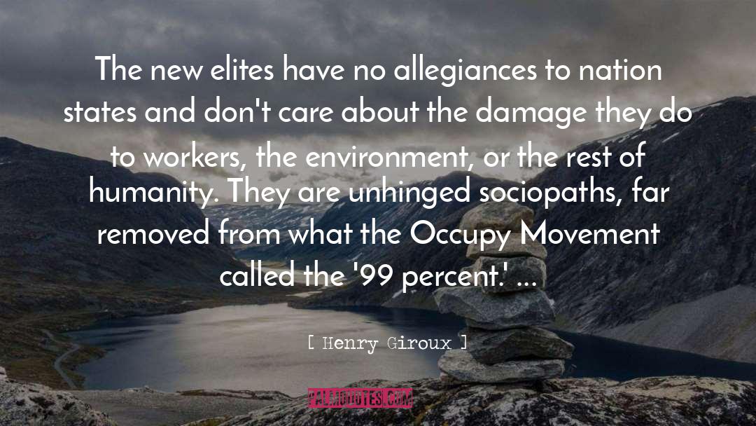 Occupy Movement quotes by Henry Giroux