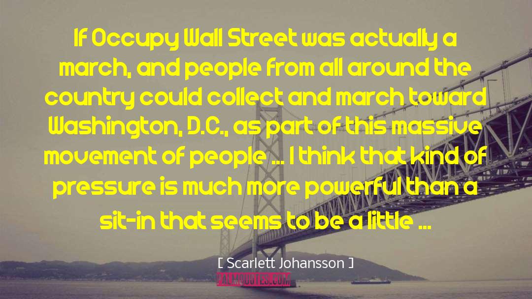 Occupy Yourself quotes by Scarlett Johansson