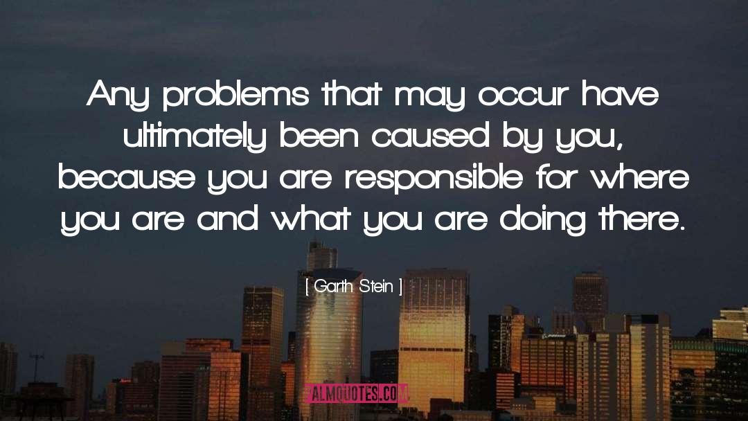 Occur quotes by Garth Stein