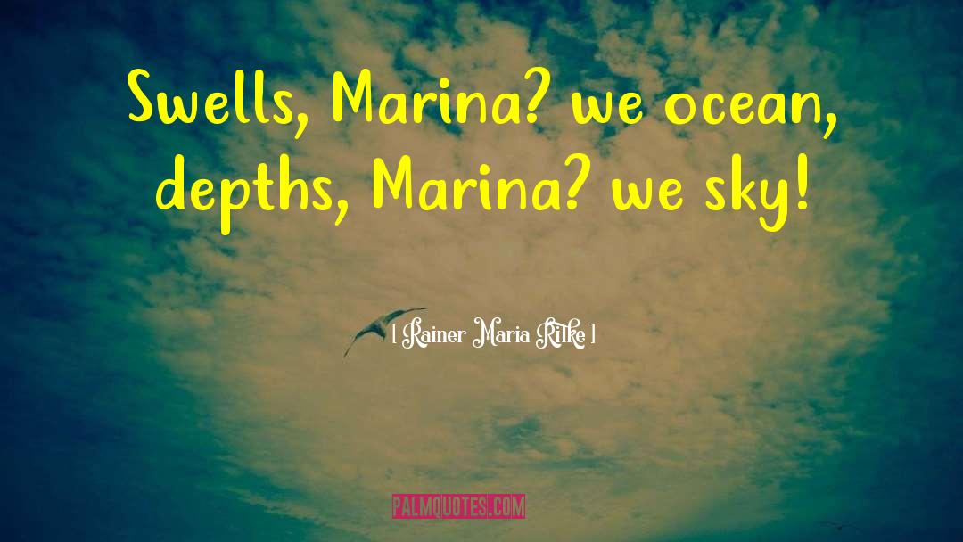 Ocean Cliffs quotes by Rainer Maria Rilke