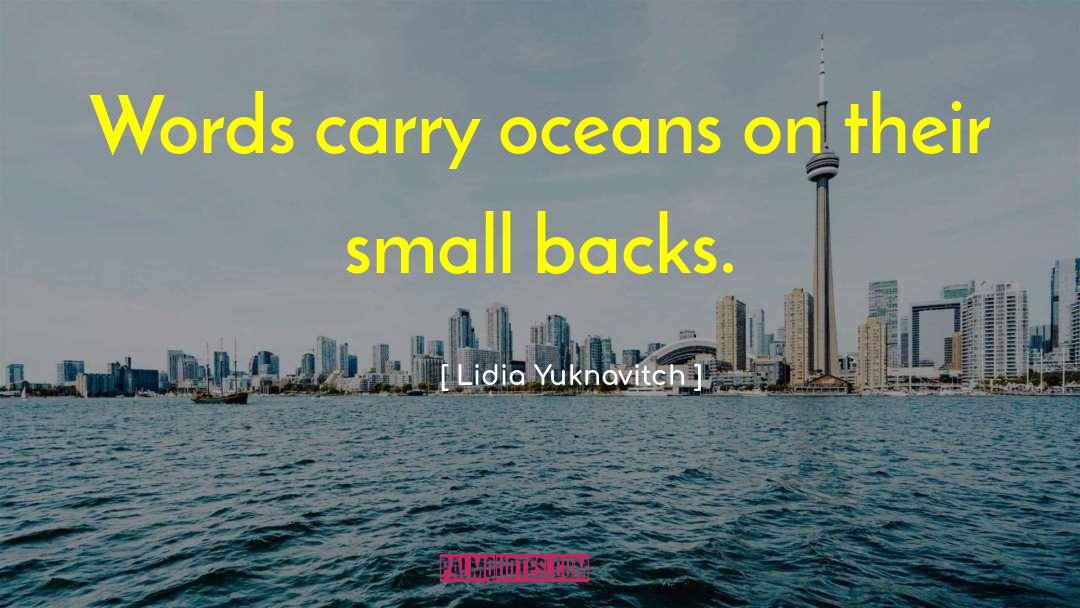 Ocean Conservation quotes by Lidia Yuknavitch