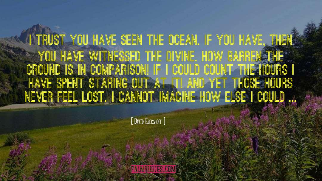 Ocean The Shoreline quotes by David Ebershoff