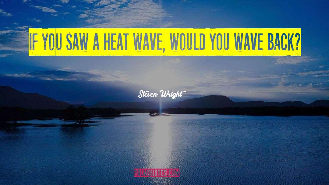 Ocean Wave quotes by Steven Wright