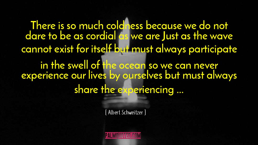 Ocean Waves quotes by Albert Schweitzer