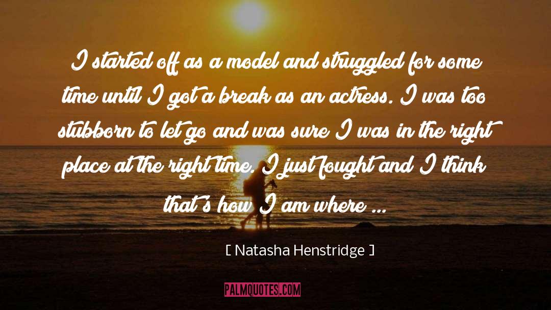 Oceane Model quotes by Natasha Henstridge