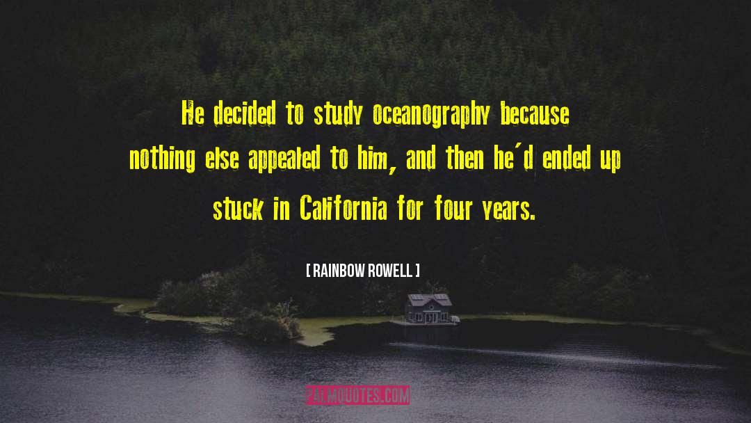 Oceanography quotes by Rainbow Rowell