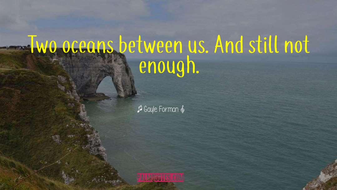 Oceans quotes by Gayle Forman