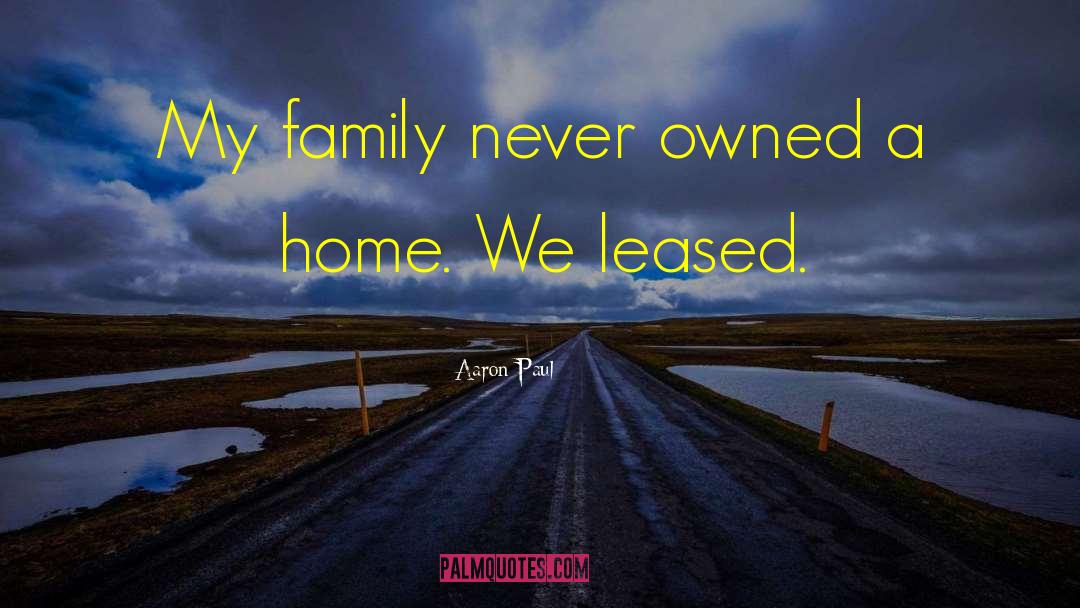 Oconnell Family Funeral Home quotes by Aaron Paul