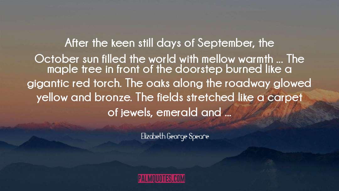 October Daye quotes by Elizabeth George Speare