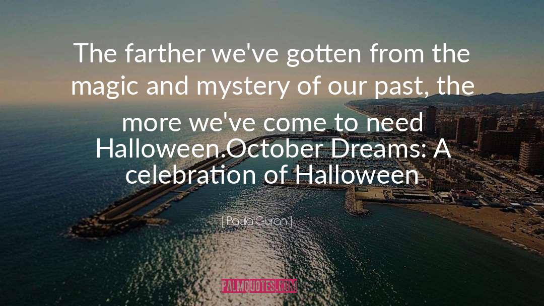 October Dreams quotes by Paula Guran