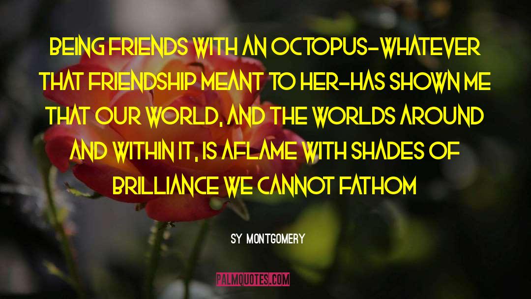 Octopus quotes by Sy Montgomery