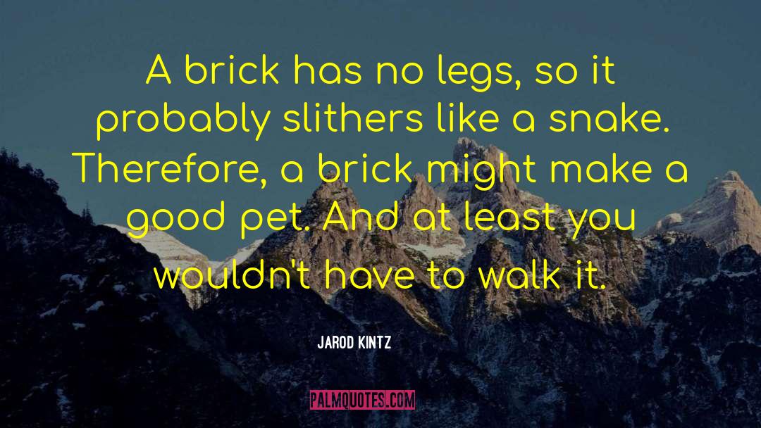 Ocua Brick quotes by Jarod Kintz