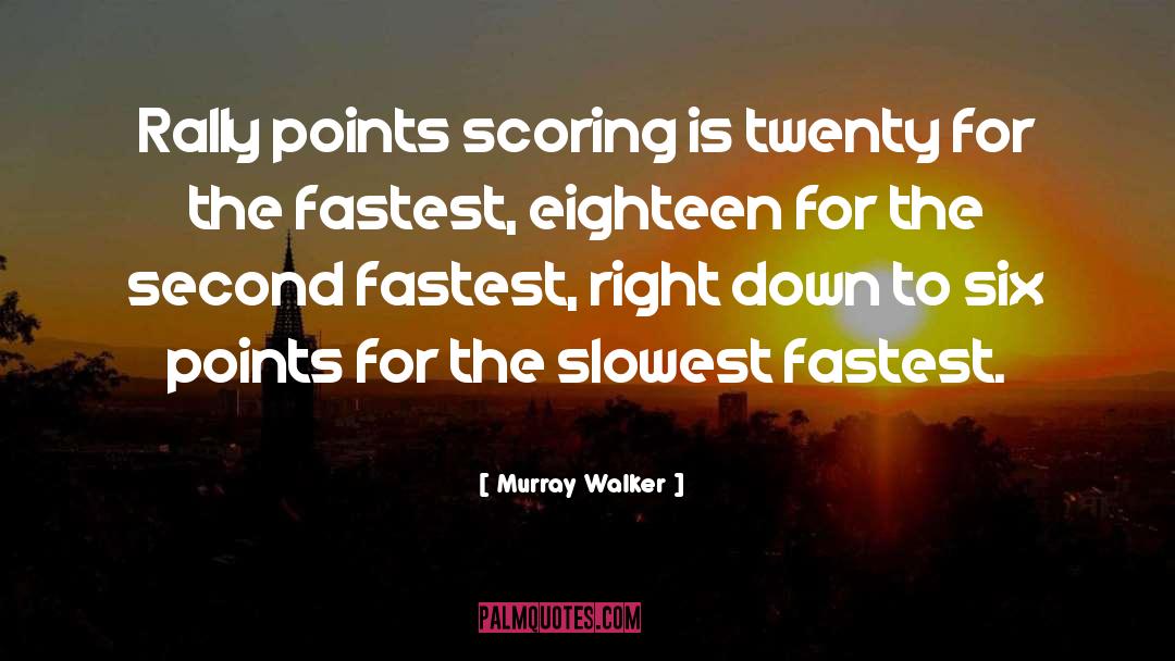 Odara Scoring quotes by Murray Walker
