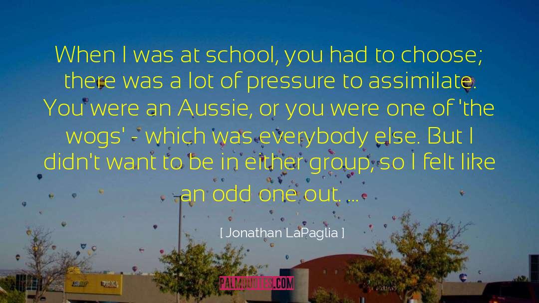 Odd One quotes by Jonathan LaPaglia