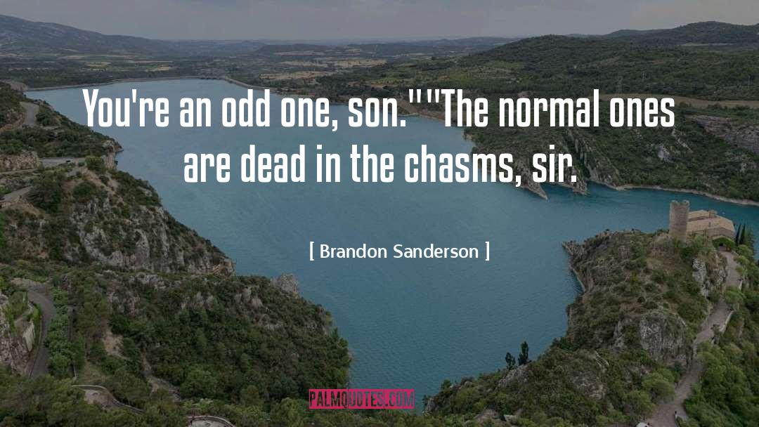Odd One quotes by Brandon Sanderson