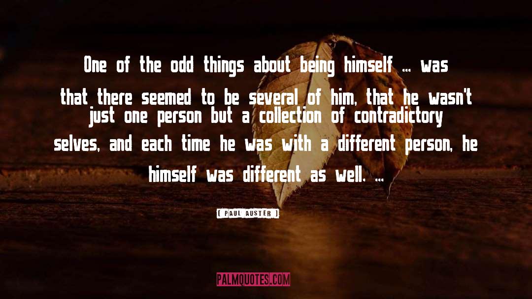 Odd Things quotes by Paul Auster