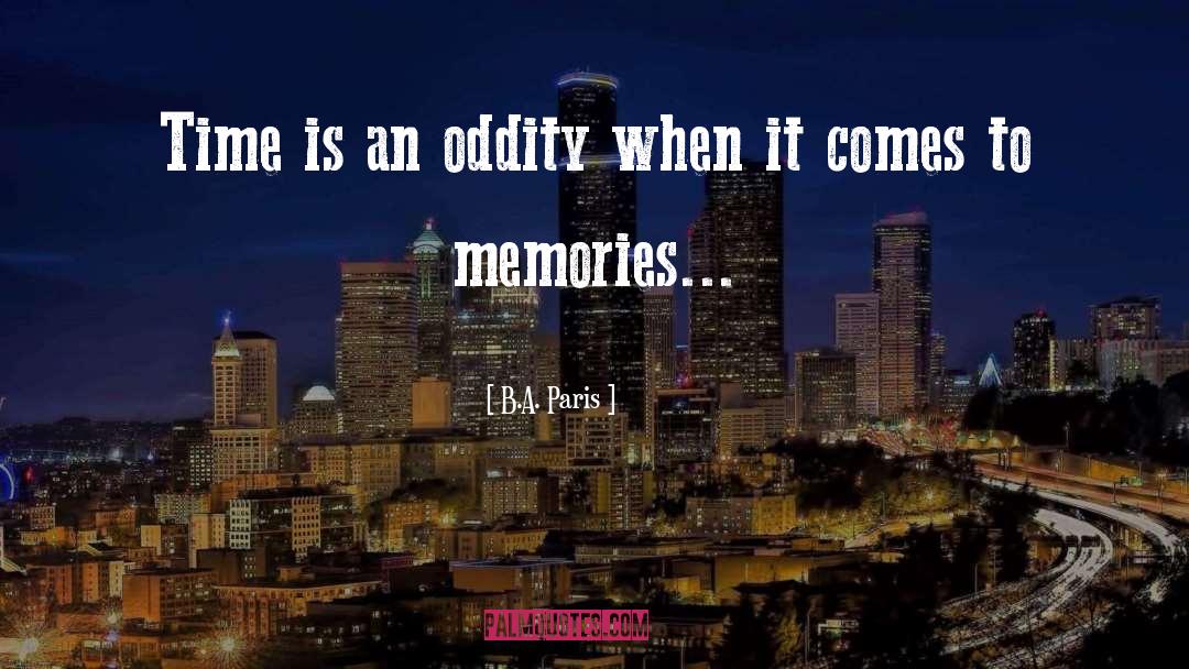 Oddity quotes by B.A. Paris