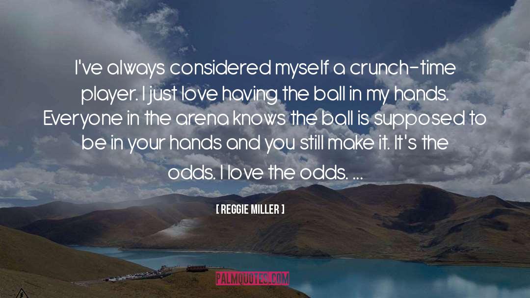 Odds quotes by Reggie Miller