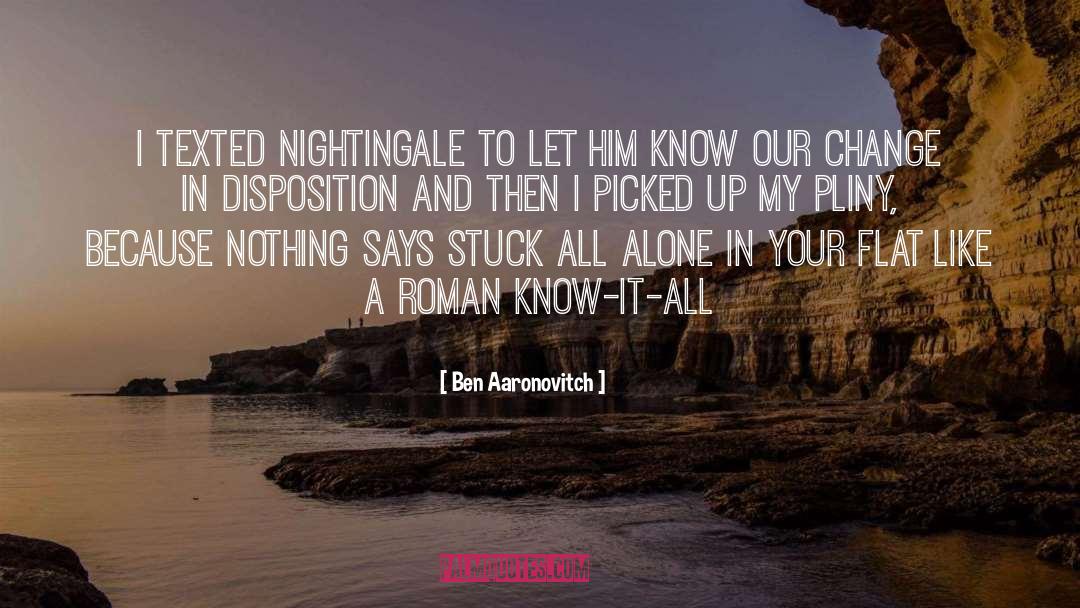 Ode To A Nightingale quotes by Ben Aaronovitch