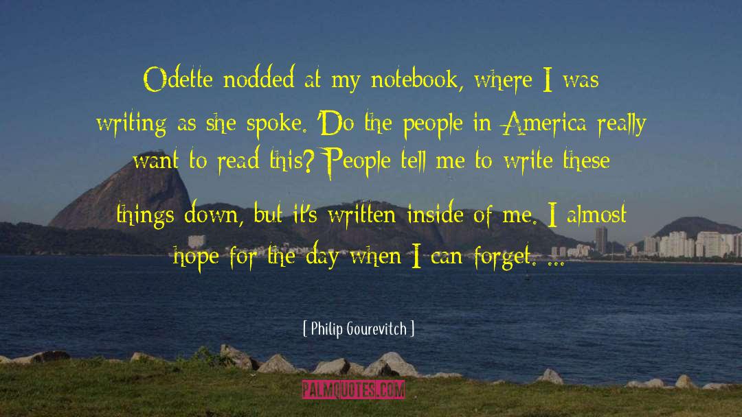 Odette quotes by Philip Gourevitch