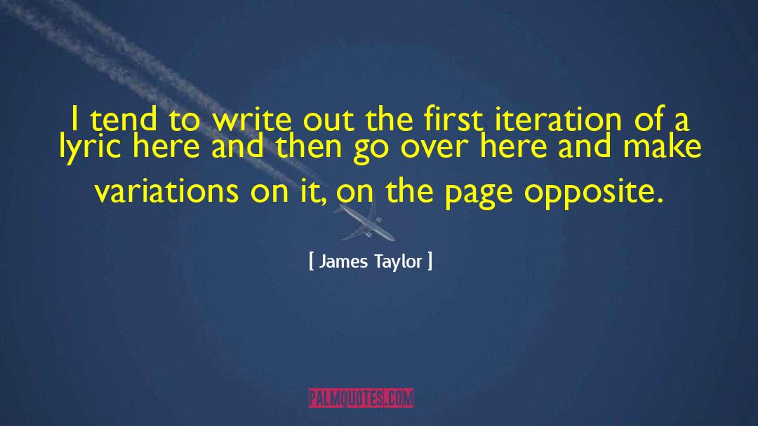 Odettes Variation quotes by James Taylor