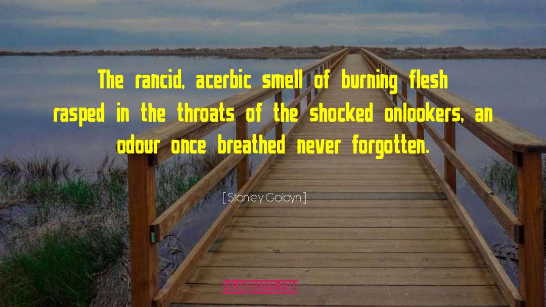 Odour quotes by Stanley Goldyn