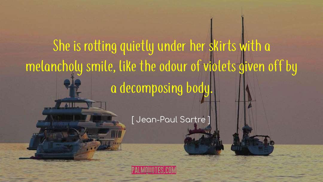 Odour quotes by Jean-Paul Sartre