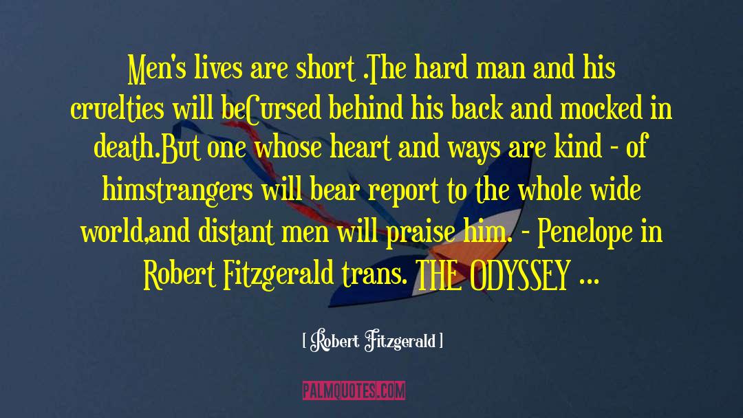 Odyssey quotes by Robert Fitzgerald