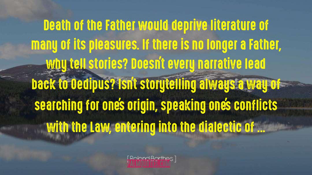 Oedipus quotes by Roland Barthes