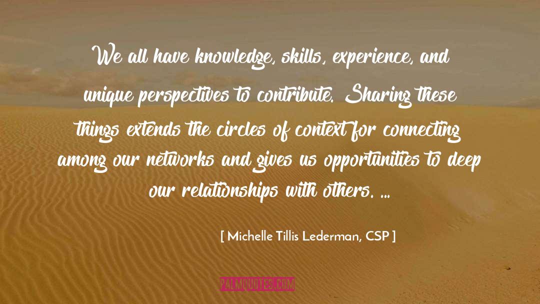 Of Context quotes by Michelle Tillis Lederman, CSP