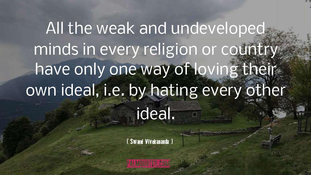 Of Loving quotes by Swami Vivekananda