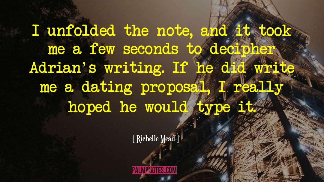 Of Note quotes by Richelle Mead