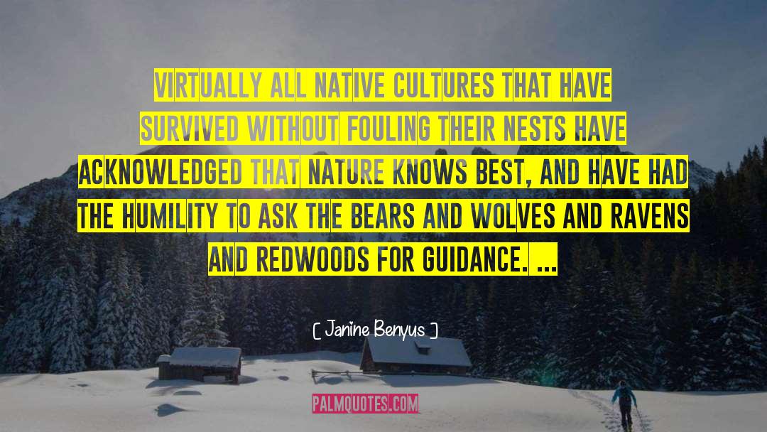 Of Wolves quotes by Janine Benyus