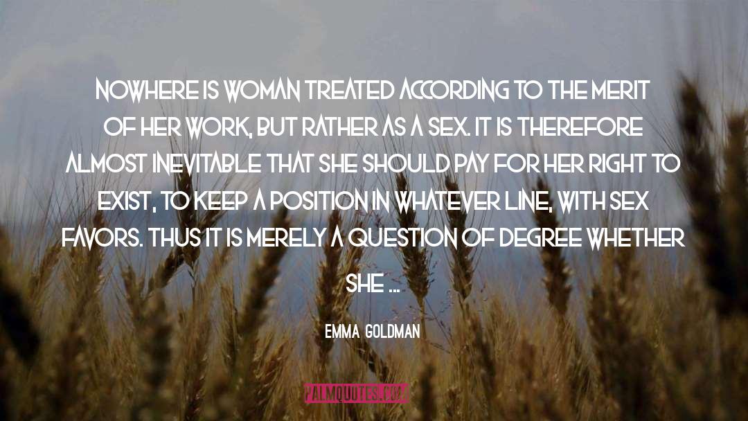 Of Woman quotes by Emma Goldman