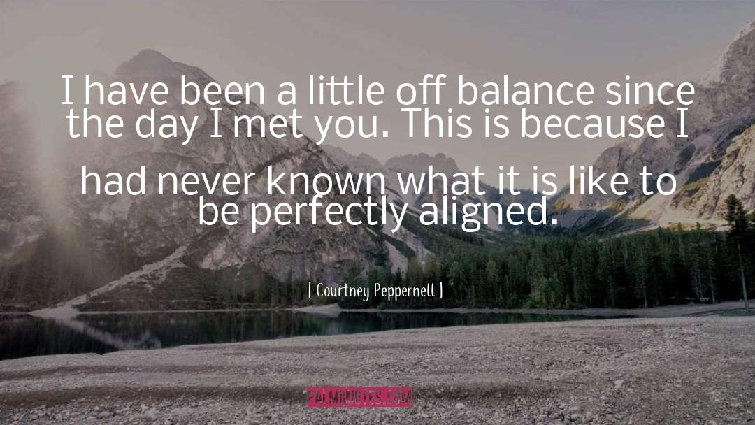 Off Balance quotes by Courtney Peppernell