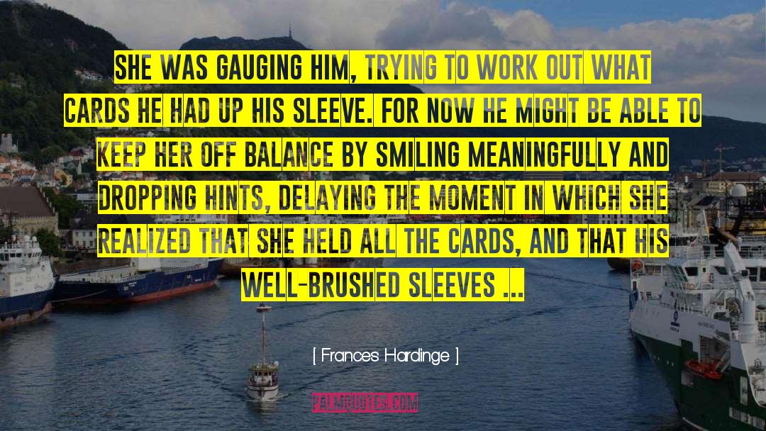 Off Balance quotes by Frances Hardinge