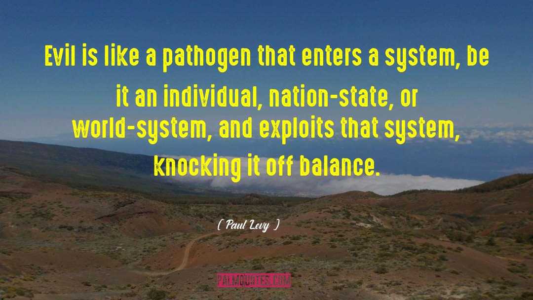 Off Balance quotes by Paul Levy