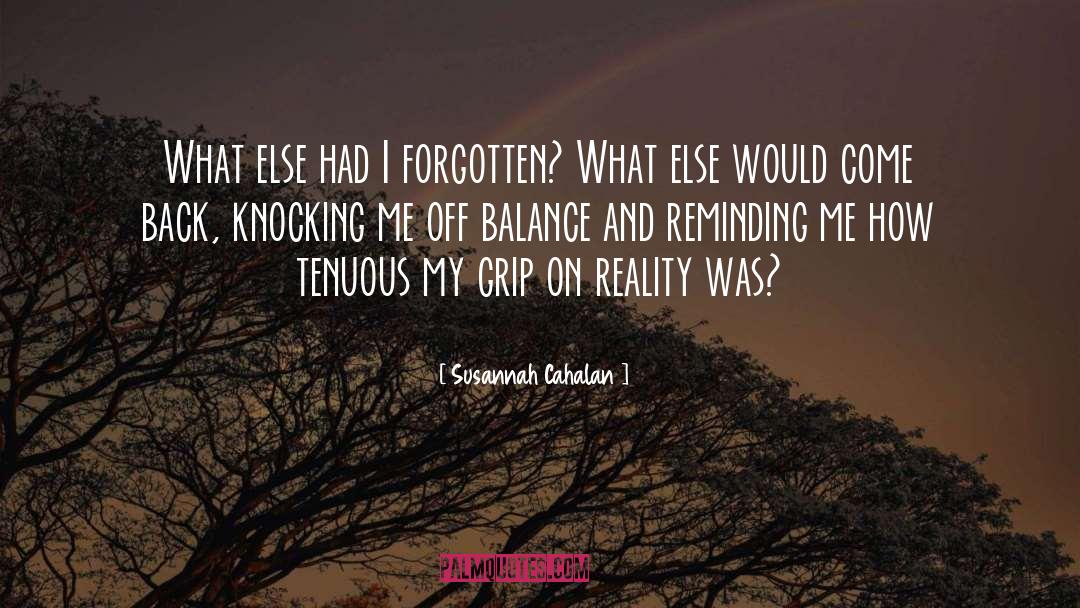 Off Balance quotes by Susannah Cahalan
