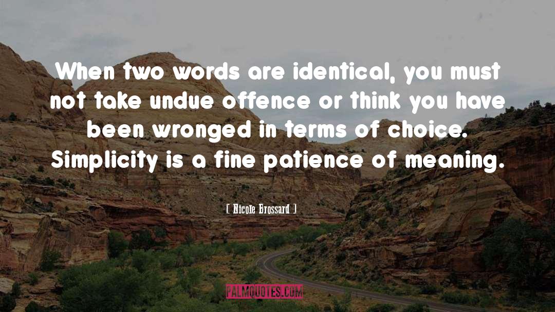 Offence quotes by Nicole Brossard