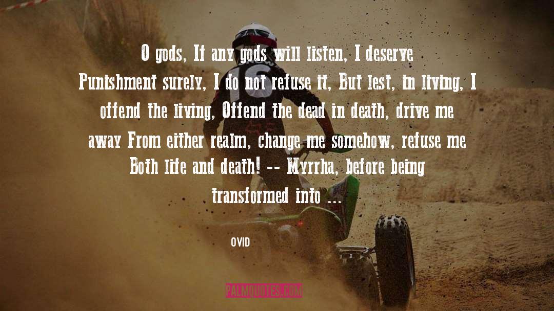 Offend quotes by Ovid