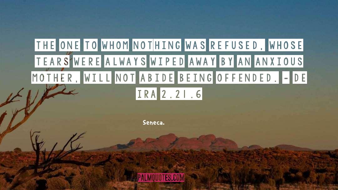 Offended quotes by Seneca.