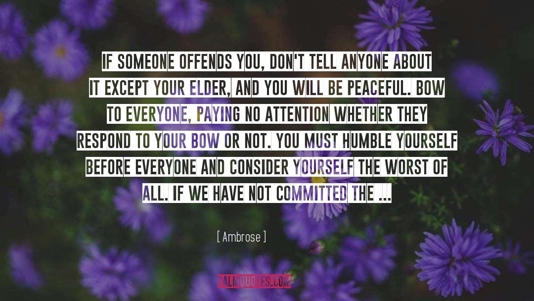 Offends quotes by Ambrose