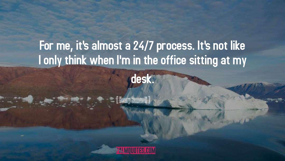 Office Desk quotes by Henry Samueli