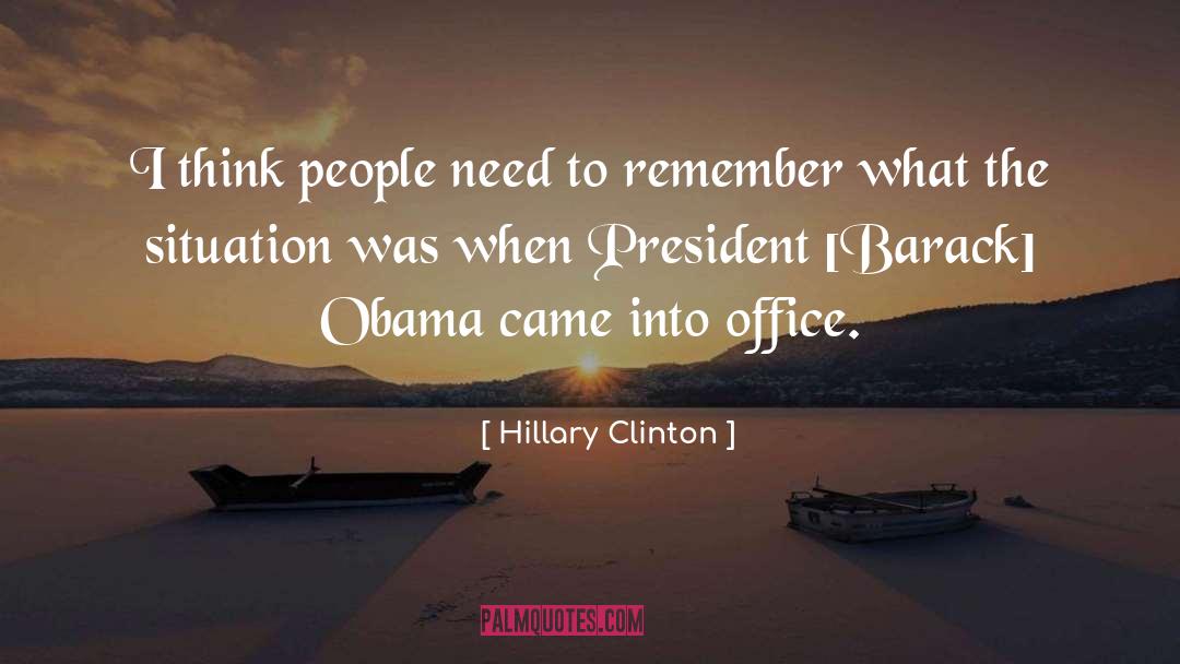 Office People quotes by Hillary Clinton