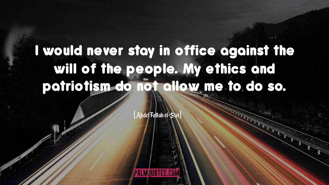 Office People quotes by Abdel Fattah El-Sisi