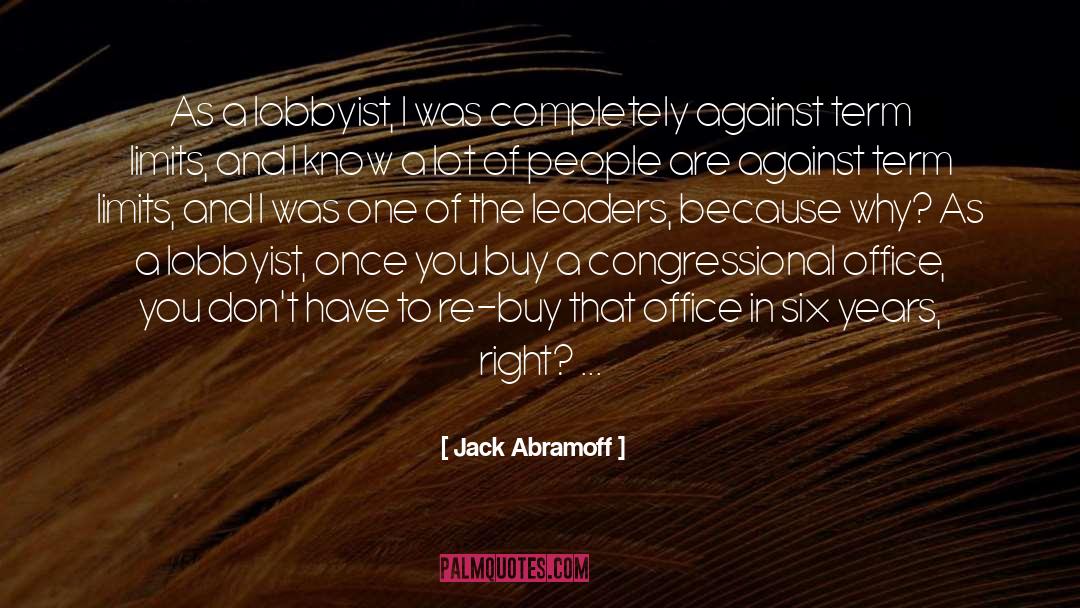 Office People quotes by Jack Abramoff