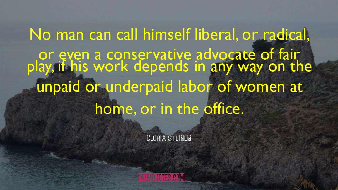 Office Work quotes by Gloria Steinem